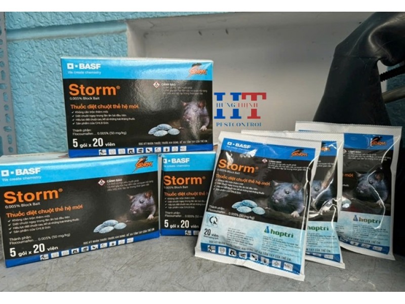 Thuốc diệt chuột Storm Gói 20 Viên 