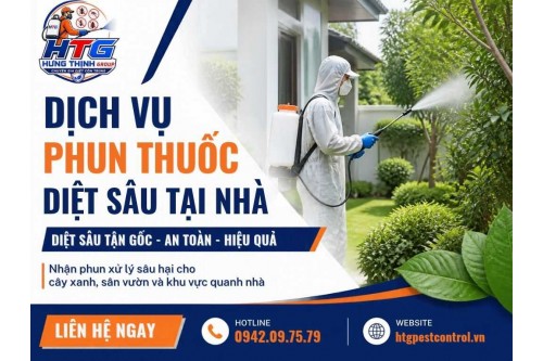 Dịch vụ phun thuốc trừ sâu tại nhà