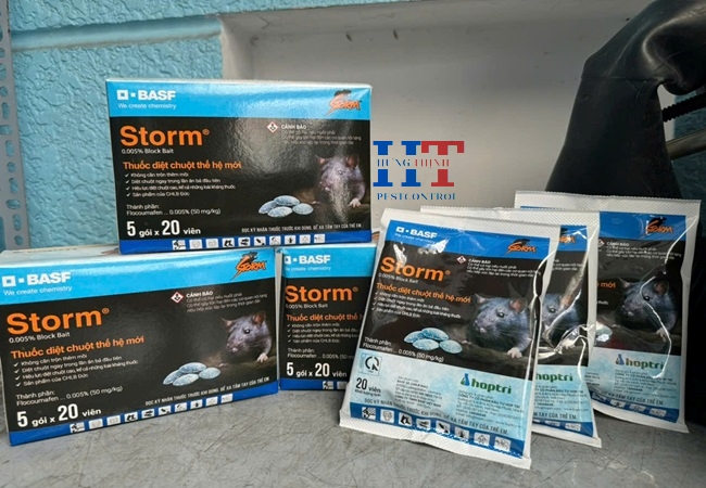 Thuốc diệt chuột Storm Gói 20 Viên 